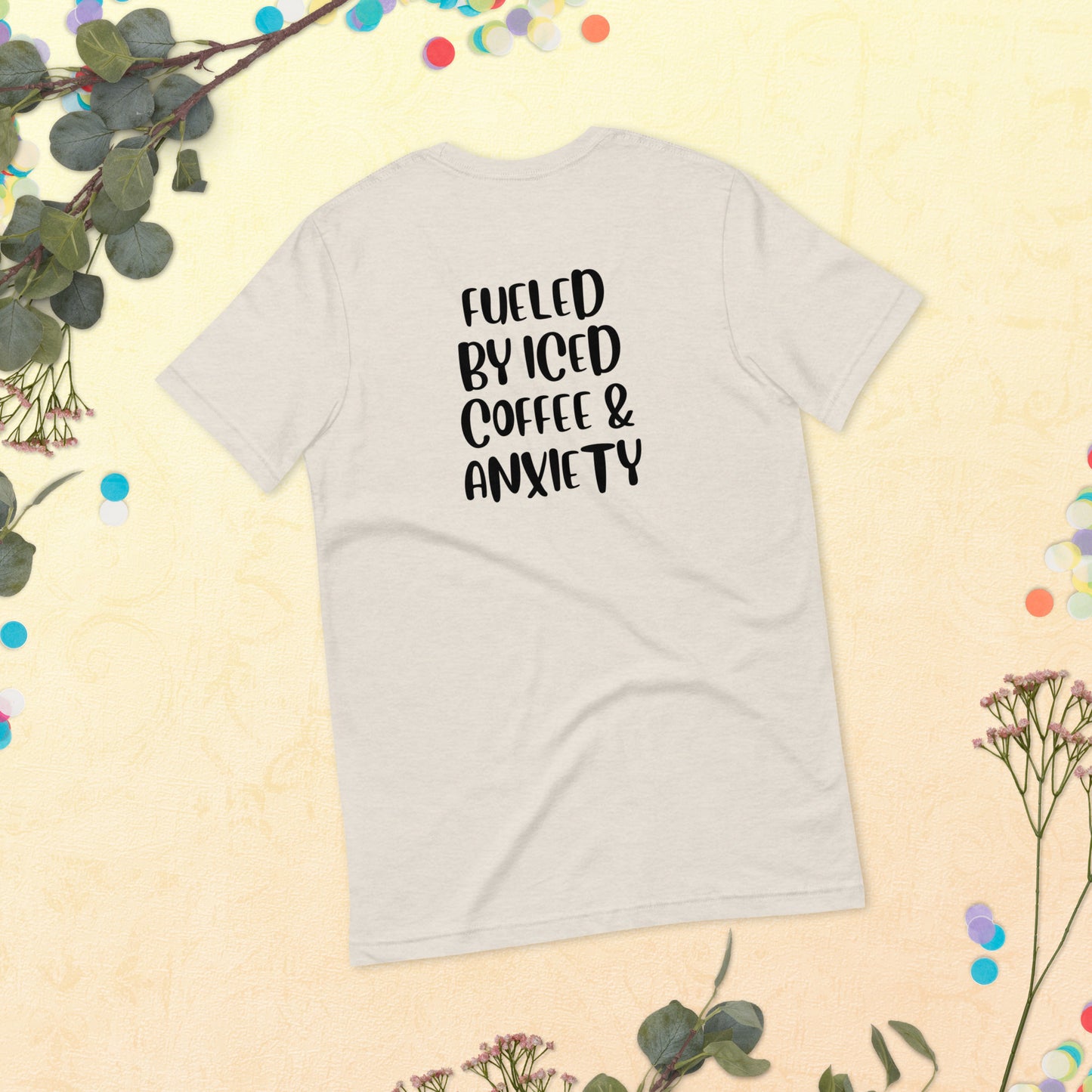 Iced coffee unisex t-shirt