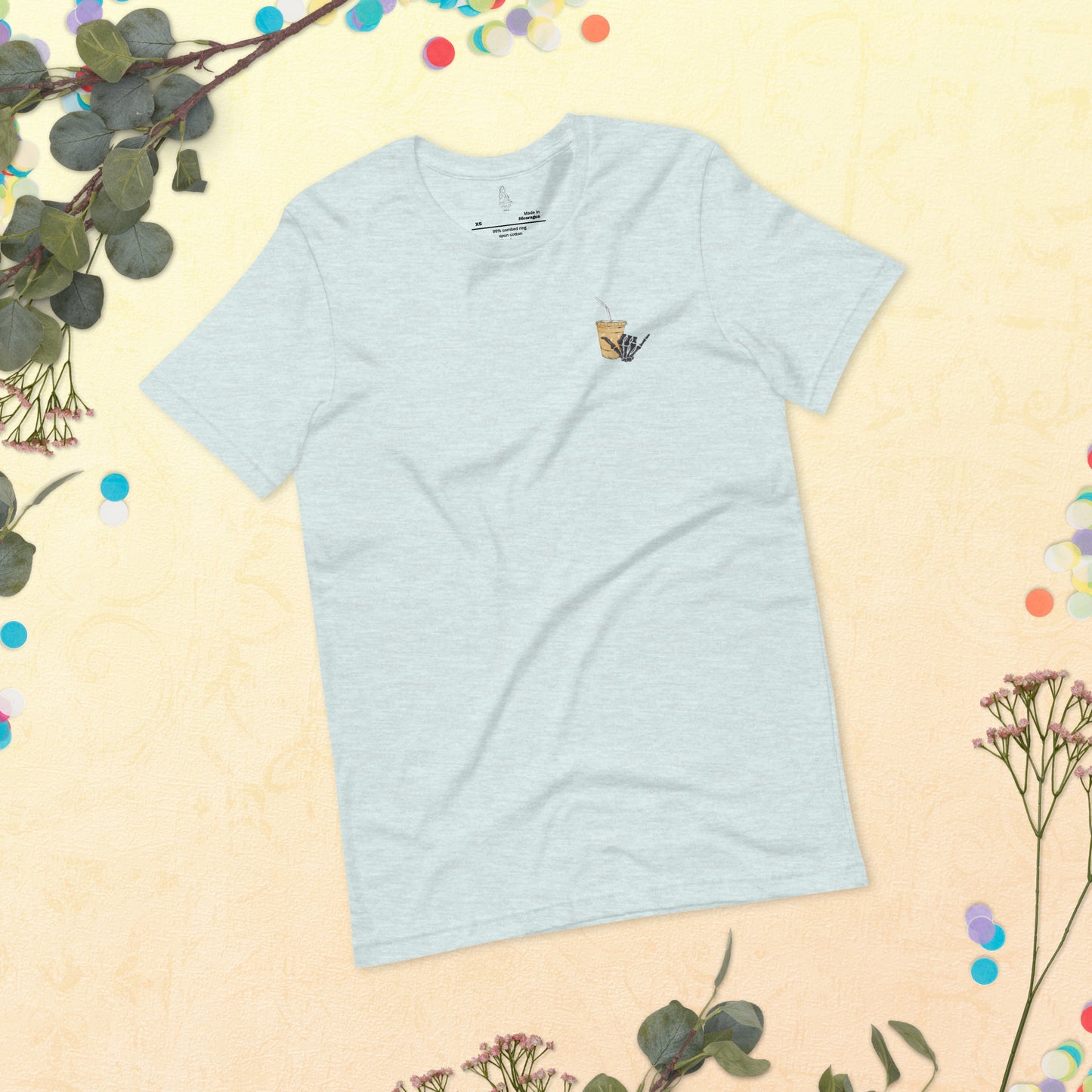 Iced coffee unisex t-shirt