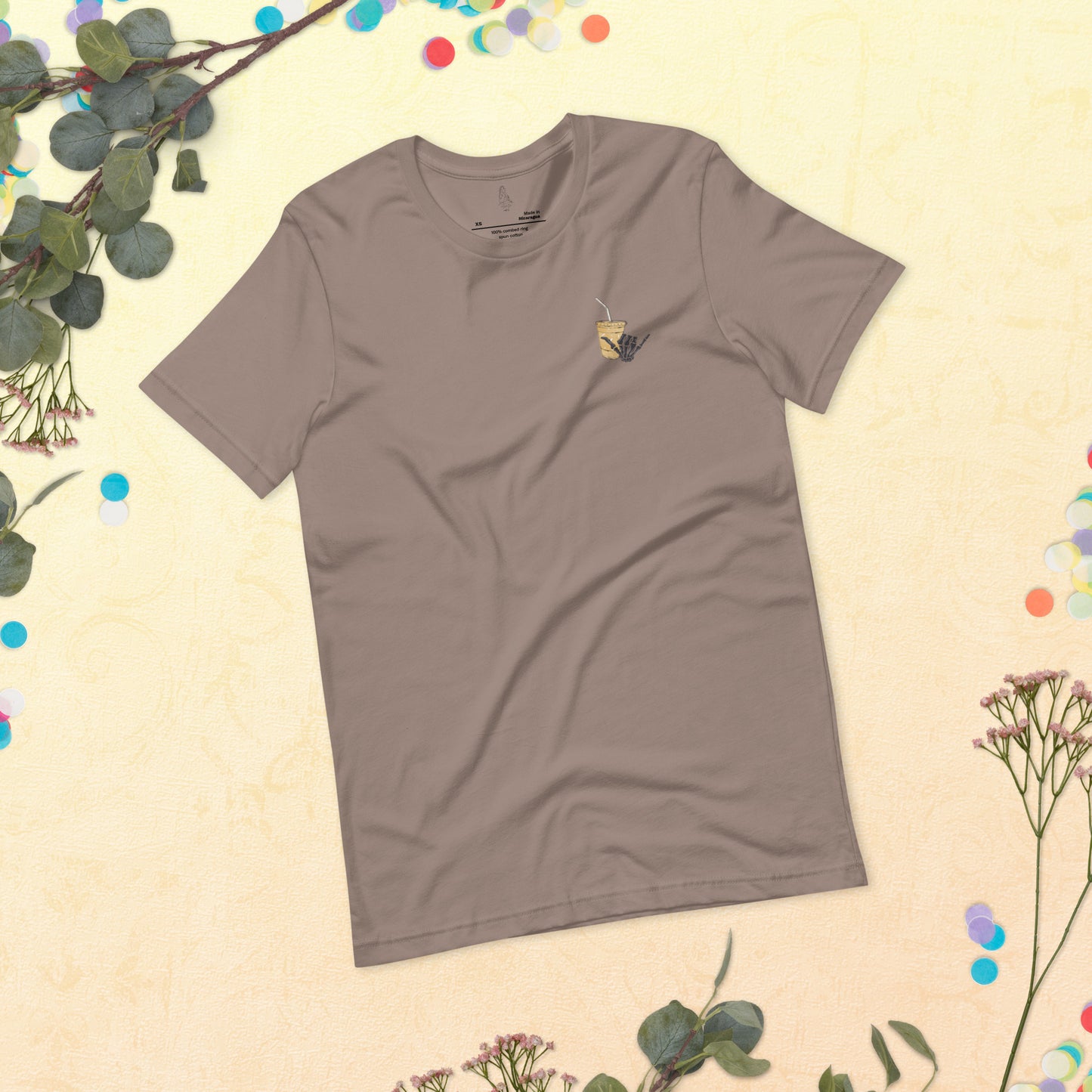 Iced coffee unisex t-shirt